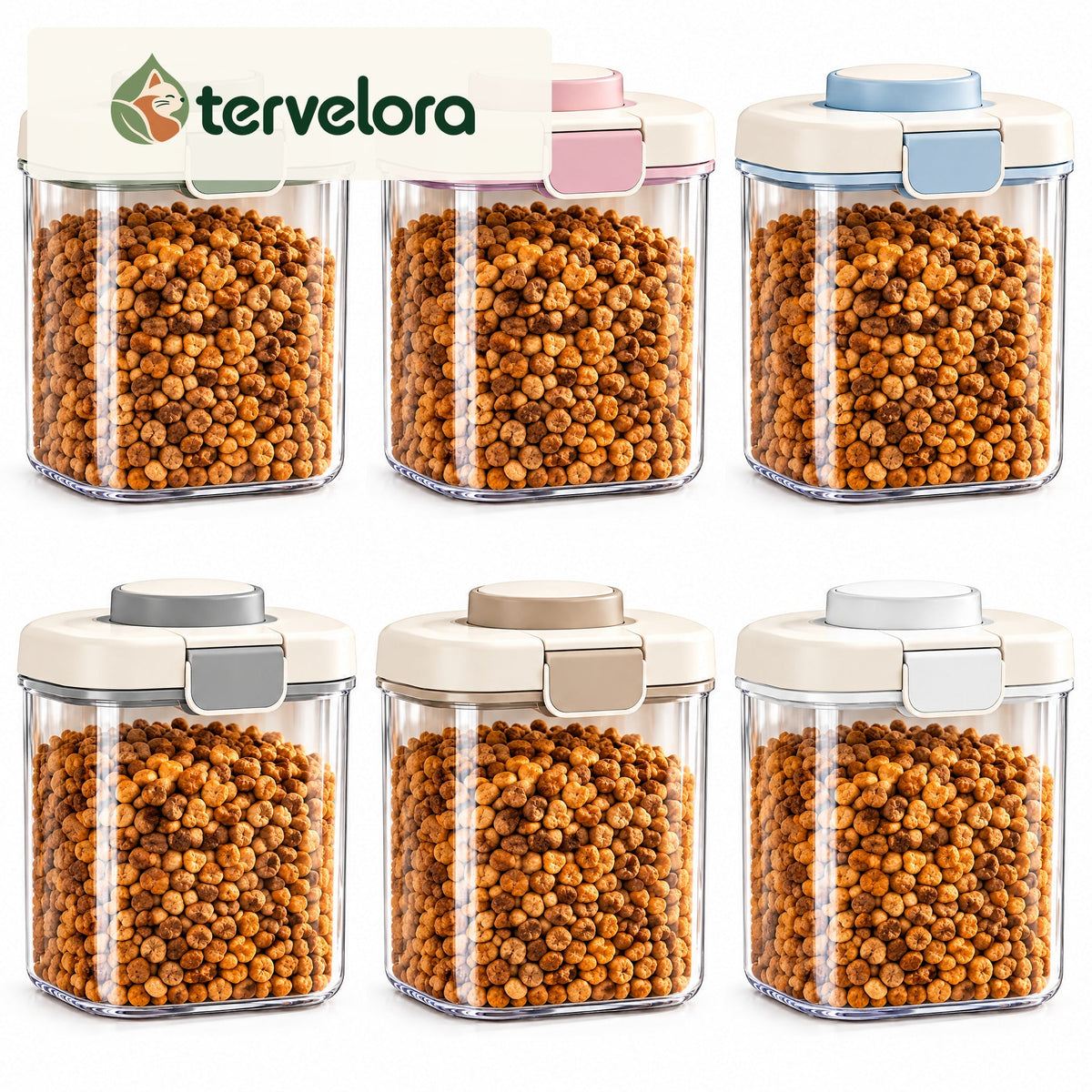 tervelora™ Airtight Cat Food Storage Canister – image 1