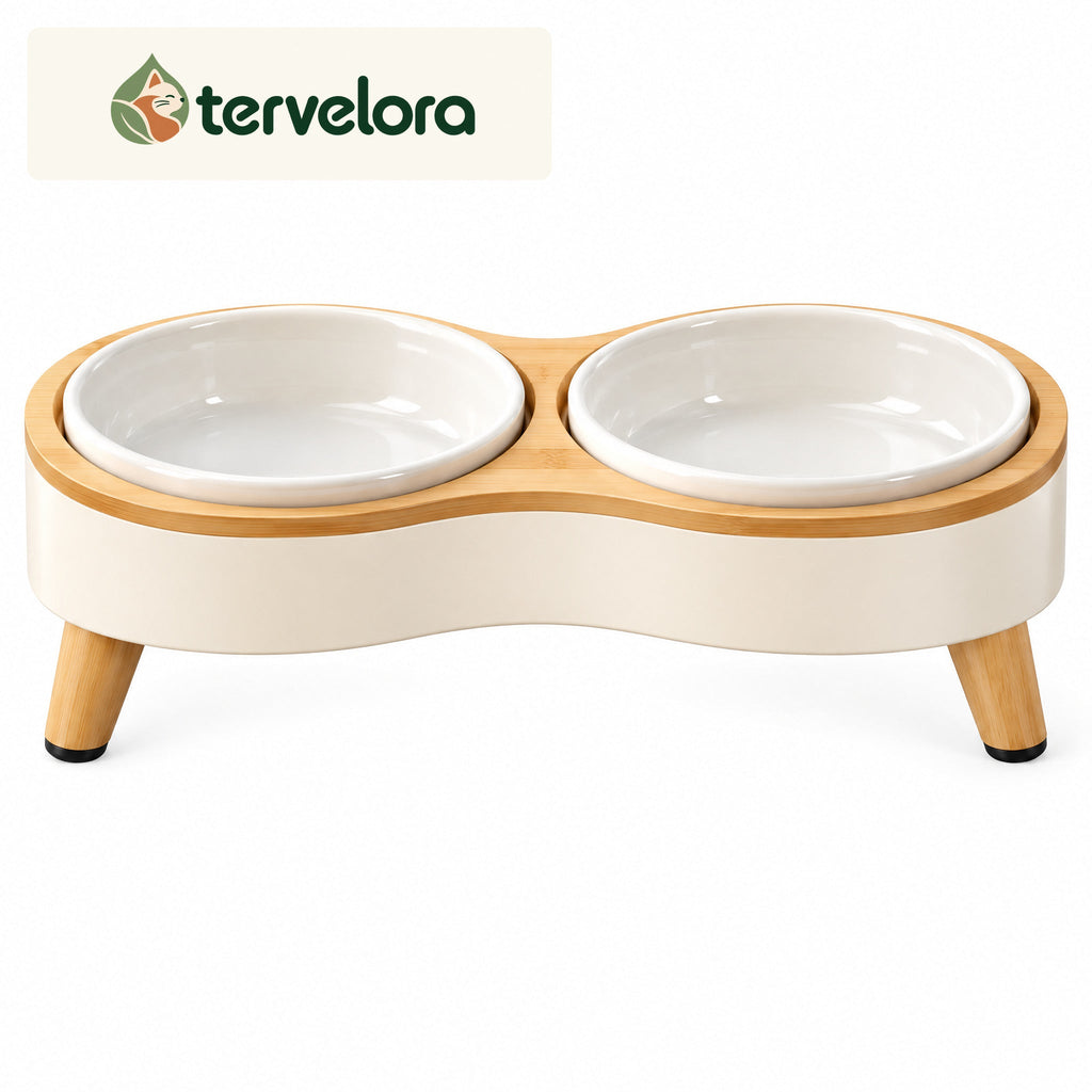 tervelora™ Double Cat Water Bowl Stand – image 3