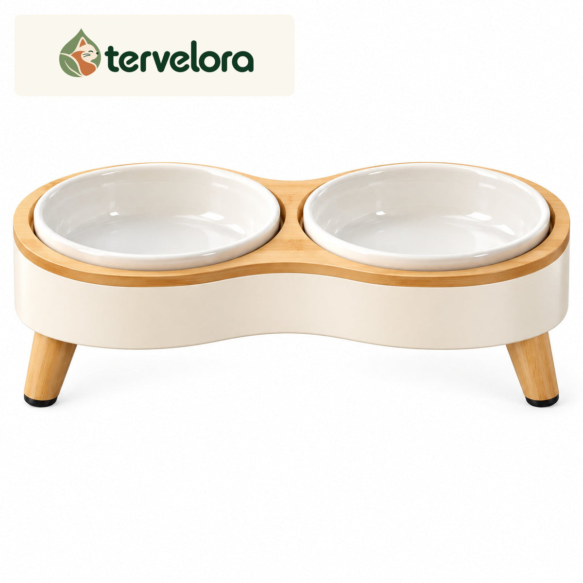 tervelora™ Double Cat Water Bowl Stand – image 3