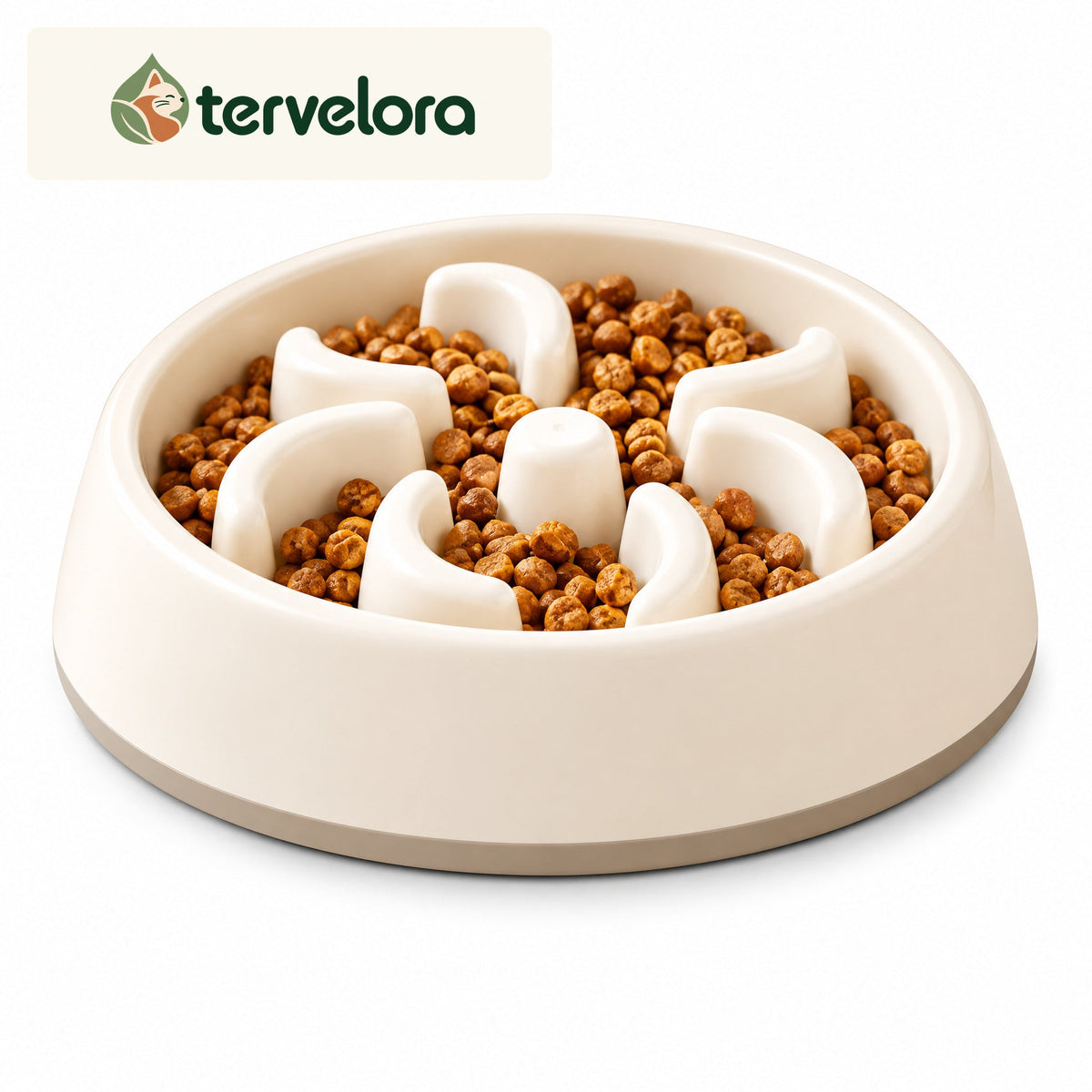 tervelora™ Slow Feeder Cat Bowl – image 1